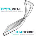 lthmy for Vivo V19 Neo case soft semi-transparent black silicone flexible shockproof cover skin yellowing-resistant crystal clear jelly casing. 