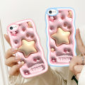 Linemond 3D Cute star Design Soft Silicone case for Xiaomi POCO C40 F4 M3 M3Pro M3 Pro 5G M4 Pro M4Pro X3 GT X3GT X3NFC X3Pro X4GT X4 Pro X5 5G X5Pro case. 