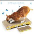 New High-Quality Sisal Cat Scratcher Pad - Cat Scratching Post, Activity Toy, Durable 20x7.5x2 Inch - Yellow. 