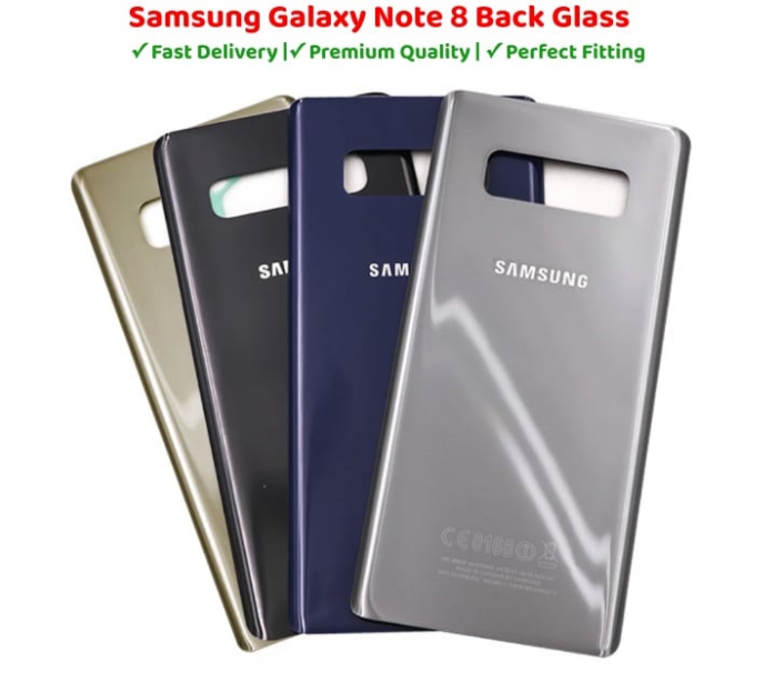 Samsung Note 8 Back Battery Cover Glass Replacement , Back Panel , Back Glass for Samsung Note 8