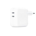 35W Dual USB C Port Gharger Power Adaptive/ 20W PD Charger/ 20W Charging Adaptive compatible with iPhone 14 Pro Max, 13 Pro Max, 12 Pro Max, 11 Pro Max, X , 8 Series, MacBook Air, Pro,  iPad, Watch, and AirPods. all USB‑C enabled Device. 