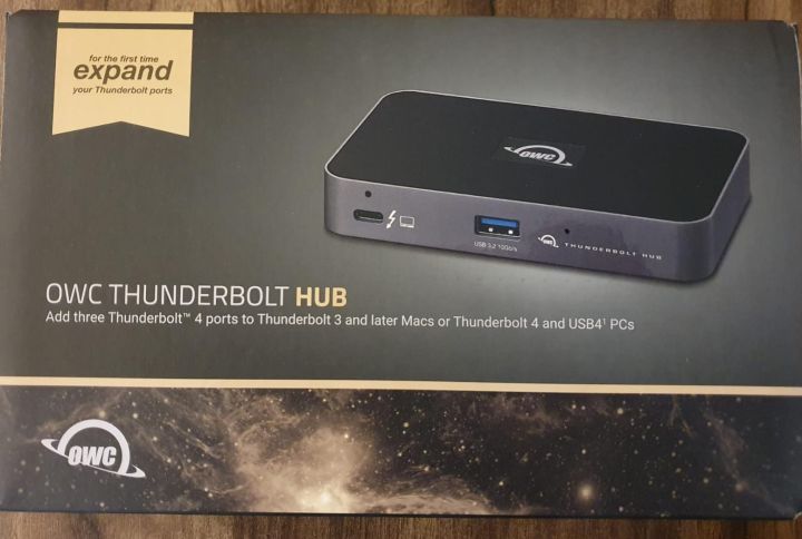 OWC Thunderbolt 4  Hub ports and one USB port