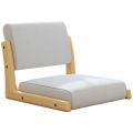 Floor Chair Japanese-style Tatami Seat Solid Wood Bay Window Bed with Soft Chair Legless Back Living Room Chair Simple. 