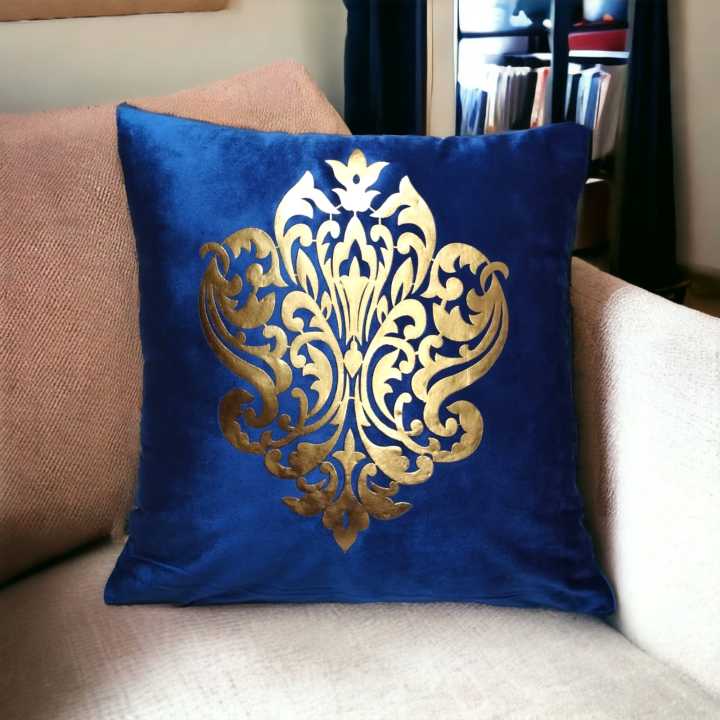 Luxury Velvet Laser Cut Sofa Cushion Cover Velvet Cushion Designed With Laser Cut