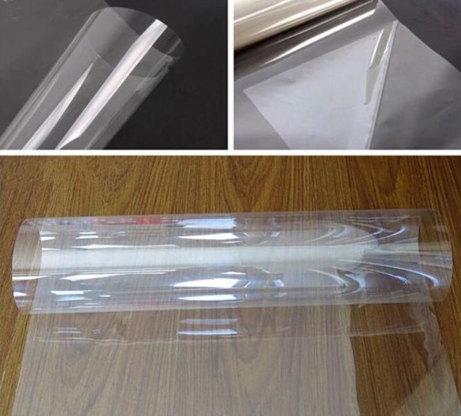 Transparent White Peel-and-Stick PVC Sheets: Perfect for Home Decoration, Tables, Cabinets, and Shelves.