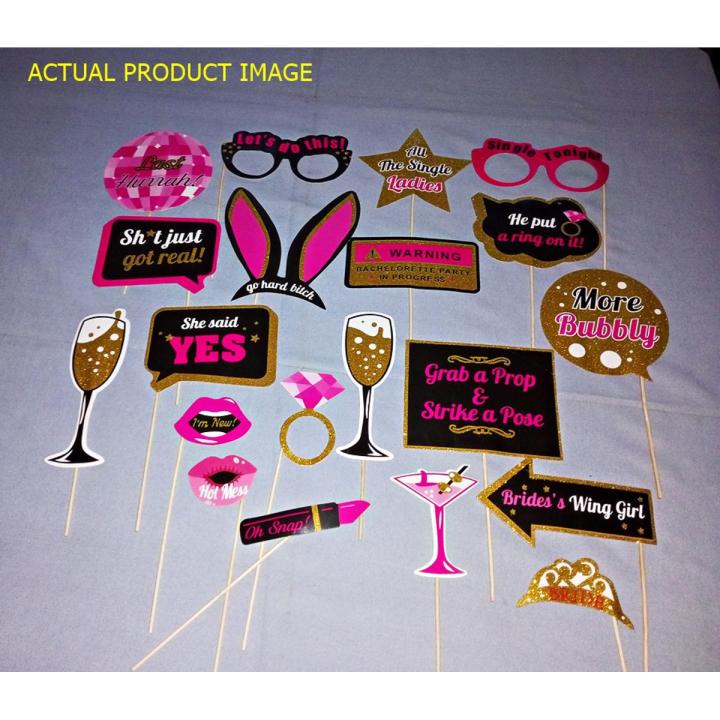 Pack of 20  Bride To Be Photoprop - Bridal Shower Photoprops  ( Photobooth Prop )