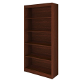 BS-005 - Oak Wood Brown Free Standing Polish Finish Book Rack Storage Shelf Living Room Shelves Books Furniture Magazine Organizer. 