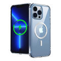 Apple iPhone 11-14 Series MagSafe-Compatible Clear TPU Protective Case. 