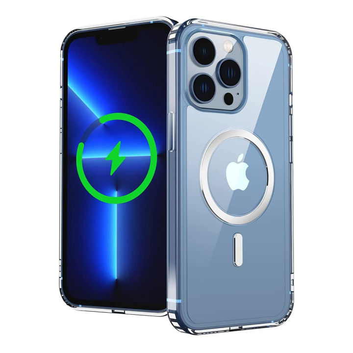 Apple iPhone 11-14 Series MagSafe-Compatible Clear TPU Protective Case