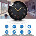 WiFi Wall Clock Camera 4K Resolution For Home/Office Security with Look Cam Application and Panoramic view / Same Product as Shown. 