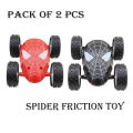 Push and go double sided car cars for kids/boys pack of 2- Multi color. 