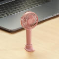 USB Small Fan Handheld Mini Charging Mute Portable Electric Fan. 