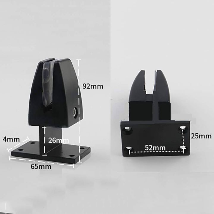 2 pcs Desk Screen Baffle Fixed Clamp, Desktop Screen Partition Clip, Office Desk Divider Clamp Desk Partition Support Holder, Table Separator Board Clamp for Home Office