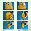 Ceiling Type Air Conditioner Cleaning Cover - Cassette Type Air Conditioner Cleaning Protector Cover - Waterproof Dustproof Cover Bag with Drain Outlet. 