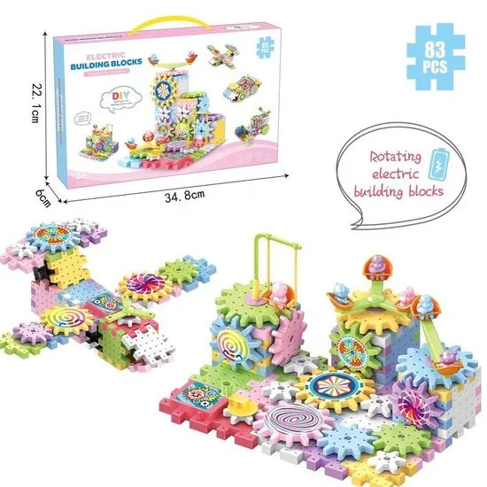 Electric%20Building%20Block%20Gear%20Toy%20Set%2083%20Pcs%20DIY%20Plastic%20Brick%20Toys%20Colorful%20Building%20Block%20Large%20Particle%20Electric%20Gear%20Rotating%20Assembly%20Block%20Children%20Early%20Education%20Puzzle%20Fun%20Learning%20Blocks%20Gift%20for%20Kids%20Boys,%20Girls%20and%20Toddler%20-%20Image%208