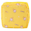 Women Sanitary Napkin Storage Bag Portable Cotton Pad Pouch Cosmetic Bags Podazz. 