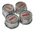 SET OF 4 CRS Logo Car Wheel Center Caps Premium Quality 5.72 cm - 2.25 Inches Shining Chrome. 