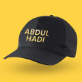 Customized Black Cap With Your Name. 