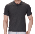 Dark Grey Half Sleeve Polo Tshirt Small to 12XL. 