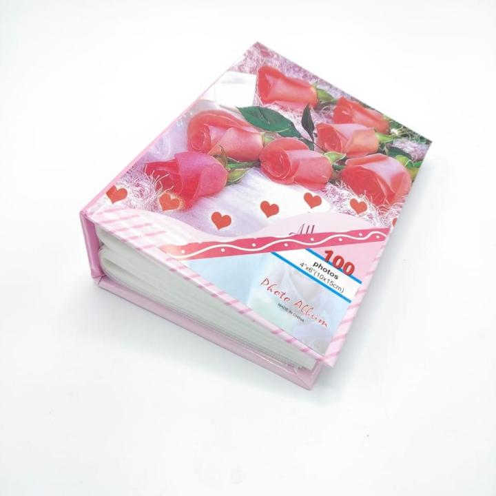 Picture album Small photo album 4x6 inch for 100 photos -Imported