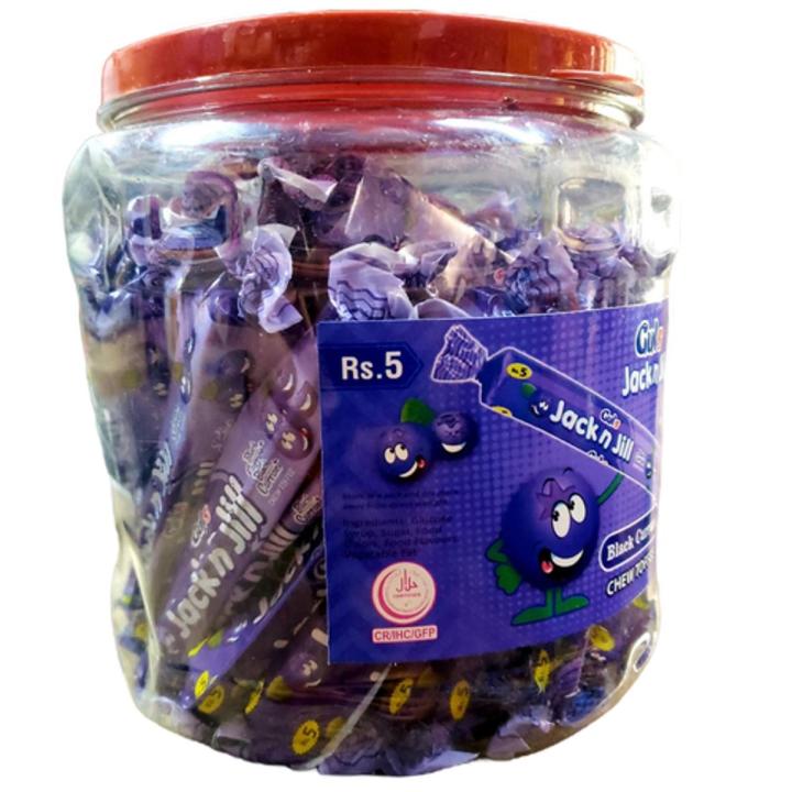 Guls Jack n Jill Black Currant Chew Toffee (70 PCS JAR)