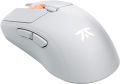 Fnatic BOLT White Wireless Gaming Mouse - Pixart 3370 Sensor, 69g, WiFi & Bluetooth Battery Life 110-210h, USB-C Charging, Kailh GM 8.0 Switches, 4 Profiles, 4 DPI Stages, Virgin PTFE Skates (Windows). 