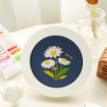 Handmade Flower Bouquet Series Beginner Cross Stitch Needle Punch Needle Thread Embroidery Kit. 