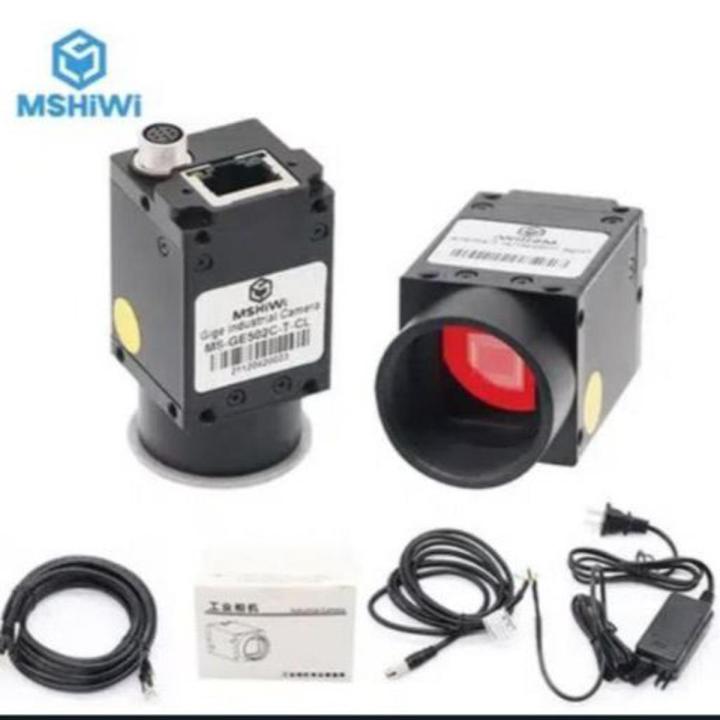 GigE Gigabit Ethernet Industrial Cameras 1" CMOS Mono 4.0MP 2048*2048@28.5FPS Global Shutter Machine Vision Camera Inspection