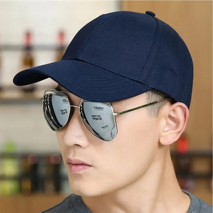 Summer%20Cap%20For%20Men%20With%20Adjustable%20Strap%20Cotton%20Plain%20P%20Caps%20for%20Indoor%20and%20Outdoor%20Sunhats%20for%20Adults%20-%20Image%203