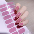 【Daily Deals】 Gel Nail Wraps Polish Strips Semi Cured Gel Nail Stickers Tool Nail Art Brave. 