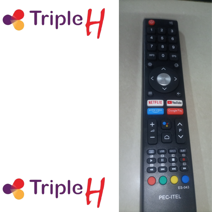 ITEL%20LCD/LED%20TV%20Remote%20With%20Social%20Media%20Buttons%20Universal%20Without%20Voice%20%20ES-043%20%20Black%20%20Triple%20H%20-%20Image%207