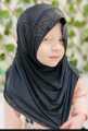 Kids Plated Lear Baby Hijab – Soft and Easy-to-Wear, Suitable for Ages 1-3. 
