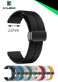22mm magnetic Lock Silicone Strap Band by Kaliber for Zero Watches | Kieselect | Mibro Lite 2 |  | Galaxy Watch | Samsung Watch 3| Gear S3 | Haylou RT3 | Amazfit  GTR | Huawei GT|  other 22mm. 