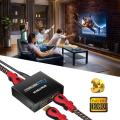 SOWTECH 1X2 HDMI Splitter Version 1.4 Full HD 1080P Powered HDMI Splitter 1 in 2 Out Support 3D for Duplicated_/Mirror Dual Monitor. 