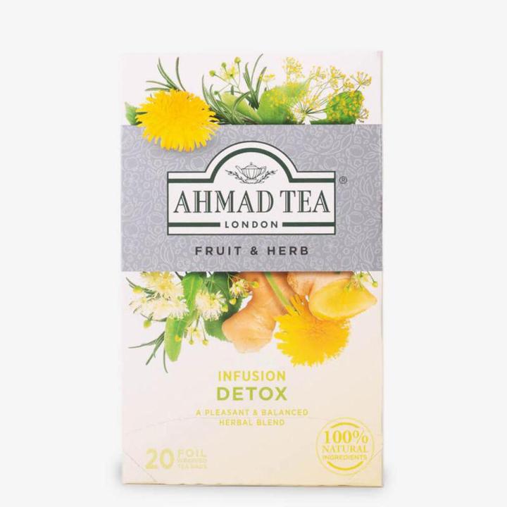 Ahmed Tea Fruit and Herb Cleansing Detox 20 Foil Tea Bag