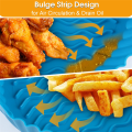 2PCS Silicone Air Fryer Liners Reusable Air Fryer Pot Air Fryer Accessories Baking Parchment Paper. 