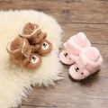 Newborn Baby Shoes Cartoon Boots Boy Girl Shoes Toddler First Walkers Booties Cotton Comfort Soft Anti-slip Warm Infant Crib Sho. 