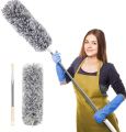 Long Cleaner | Removable & Washable, Extendable up to 47” with Detachable Microfiber Head for Cleaning | with Extension Pole. 