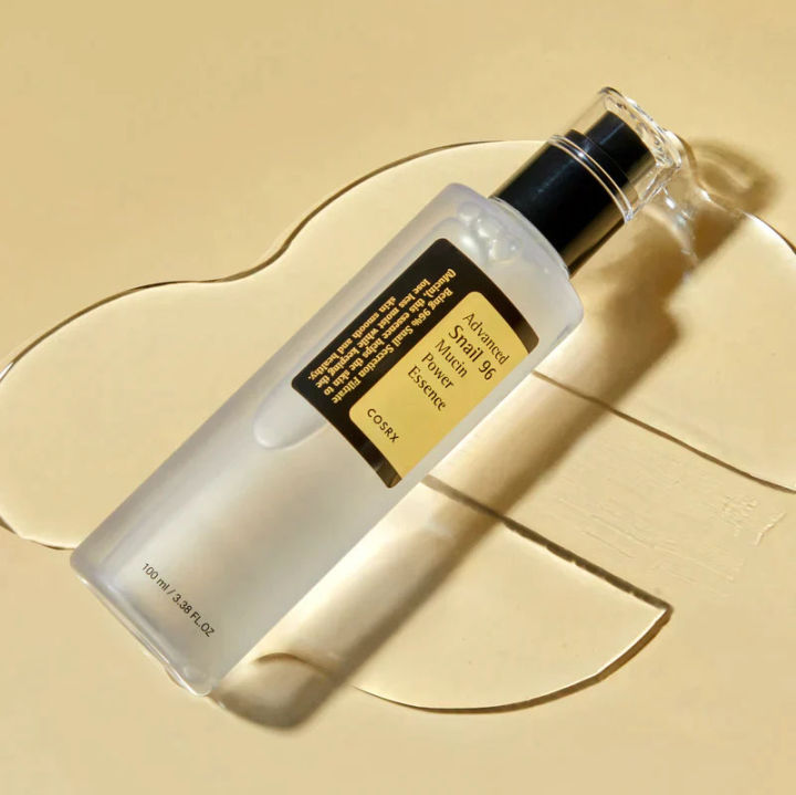 COSRX Snail Mucin 96% Power Repairing Essence 3.38 fl.oz 100ml, Hydrating Serum for Face with Snail Secretion Filtrate for Dull Skin & Fine Lines, Korean Skincare