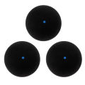 Squash Ball Blue Dot Fast Speed Sports Rubber Balls Professional Player Competition Squash(3 Pcs). 