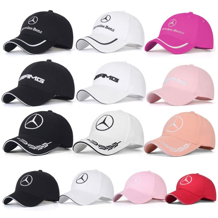 Mercedes Benz AMG Car Logo Hat Spring Cotton Cap Baseball Caps Snapback Winter Hat Cap Hip Hop Fitted Cap Men Women Cap Outdoor Autumn Summer Casual