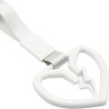 JDM Broken Heart White Ring Hand Strap Decoration 1 pcs. 