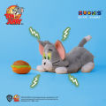 Cat and Mouse Fun Stretchable Vibration Stuffed Toy Pendant Creative Burger Cheese Doll Decompression Doll. 