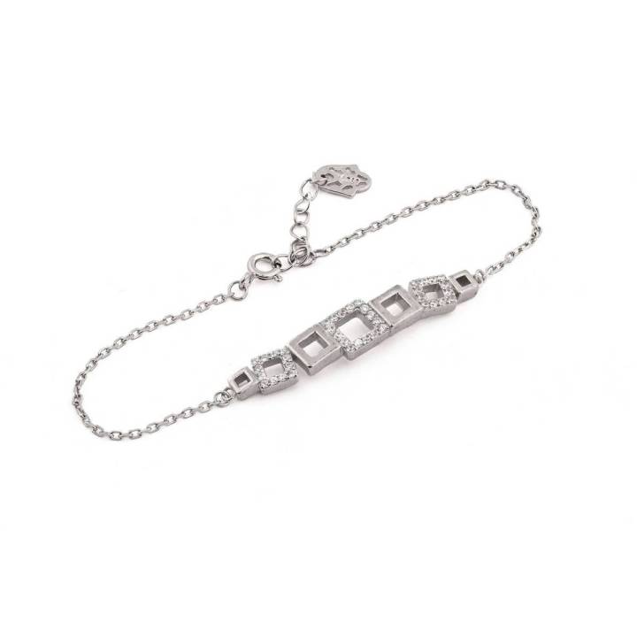 Women Bracelet Kaleido Cube Sterling Silver (Chandi)