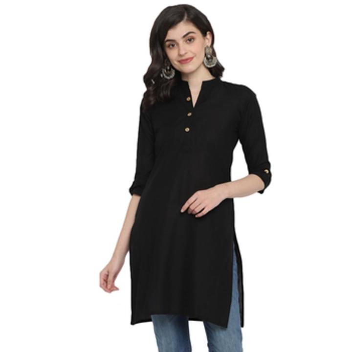 "Versatile Black Stitched Shirt for Girls"for formal occasion