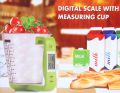 Digital Scale Measuring Cups Cups with LCD Display Kitchen Food Volume Weight Measuring Tool. 