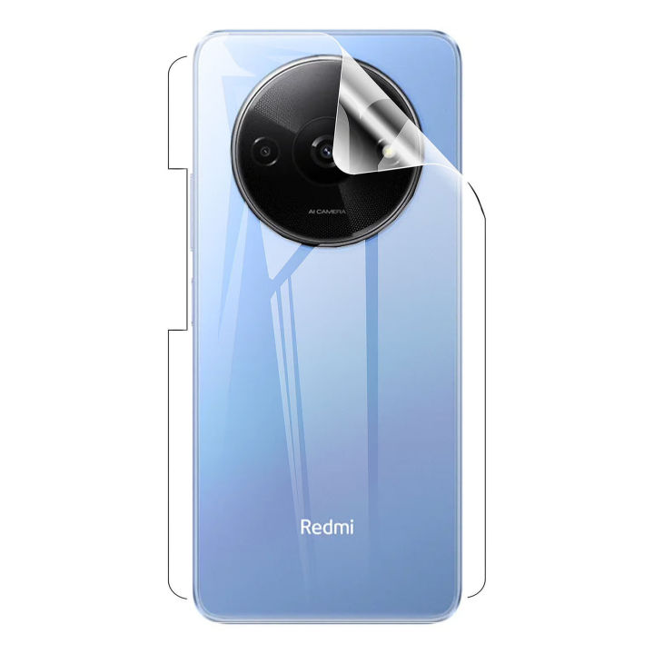 Xiaomi Redmi A3 Flexible Clear Soft Protection Film Back Hydrogel Protector For Redmi A3