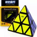 Rubik's 2024 Pyramid Speed Rubik's Cube - Black Color - Sticker Cube. 
