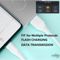 Charge Cable 6A Super Fast [RMG Ready Stock] Type-C | Micro USB | Lightning | Pure Copper Core, 1M. 