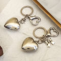 Ins Style Heart Shaped Keychain Backpacks Bowknot Heart Keyring for Women Y2k Jewelry Gift. 